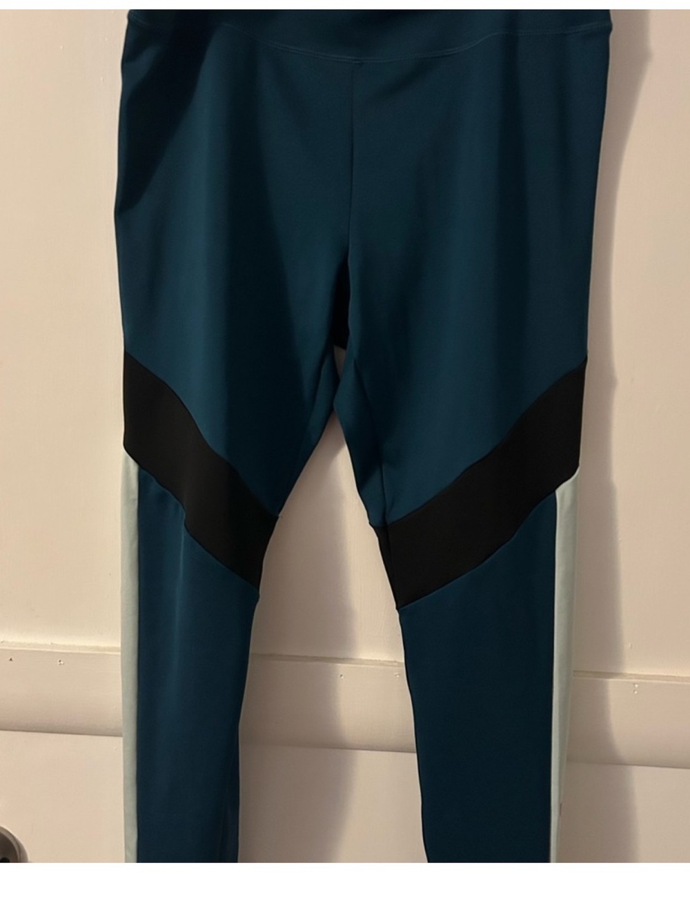adidas Teal and Black Womens Active Leggings